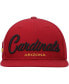 Фото #3 товара Men's Cardinal Arizona Cardinals Script Wordmark Snapback Hat