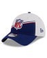 Фото #4 товара Men's White, Navy NFL 2023 Sideline 9TWENTY Adjustable Hat