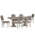 Фото #1 товара Anniston Dining 7-Pc. Set (Rectangular Table, 6 Side Chairs)