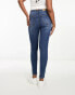 Vero Moda high rise skinny jeans in medium blue