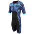 ZONE3 Activate+ Tropical Palm Short Sleeve Trisuit