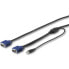 Фото #2 товара StarTech.com 10 ft. (3 m) USB KVM Cable for Rackmount Consoles - 3 m - USB - USB - VGA - Black - VGA