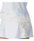 Flower-Lace Trim Cami & Shorts Pajama Set