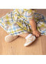 Infant Girl Breathable Washable Non-Slip Sock Shoes Daisies - Latte