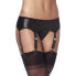 Фото #1 товара Garter Belt Wetlook with Stockings and Panties