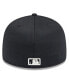 Фото #3 товара Men's Black Chicago White Sox 2024 Clubhouse Low Profile 59FIFTY Fitted Hat