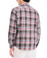 Фото #2 товара Men's Long Sleeve Button-Front Twill Plaid Shirt