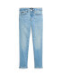 ფოტო #1 პროდუქტის Toddler and Little Girls Stretch Denim Leggings