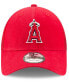 Men's Red Los Angeles Angels Trucker 9FORTY Adjustable Snapback Hat