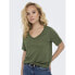 ONLY Elise short sleeve v neck T-shirt