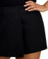 Trendy Plus Size Back-Zip Woven Mini Skort, Created for Macy's