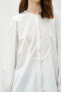 Фото #5 товара Kadın Kırık Beyaz Gömlek