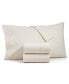 Фото #1 товара Sleep Luxe Solid Cotton Flannel 4-Pc. Sheet Set, King, Created for Macy's