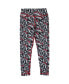 Фото #1 товара Big Girls Youth Red, White Wisconsin Badgers Stacked Mascot Leggings