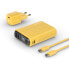 RealPower PB-10000 - 10000 mAh - Lithium Polymer (LiPo) - 22.5 W - Yellow