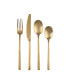 Фото #4 товара Cambridge Beacon Gold Satin 16-Piece Flatware Set, Service for 4