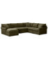 Фото #1 товара Wrenley 131" 6-Pc. Fabric Modular Sectional Chaise Sofa, Created for Macy's