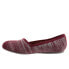 Фото #4 товара Softwalk Sicily S1861-606 Womens Burgundy Narrow Leather Ballet Flats Shoes 9.5