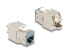 Delock Keystone Modul RJ45 Buchse zu LSA Cat.6A werkzeugfrei grau Set 10