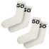 Фото #1 товара HUGO Rib Iconic socks 2 pairs