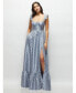 Фото #1 товара Women's Marguerite Floral Corset Maxi Dress with Ruffle Straps & Skirt