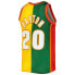 MITCHELL & NESS NBA SPLIT SWINGMAN JERSEY SEATTLE SUPERSONICS 1995 GARY PAYTON