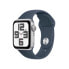 Apple Watch SE Aluminium Silber"Silber 40 mm S/M (130-180 mm Umfang) Winterblau GPS