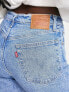 Фото #7 товара Levi's 501 straight leg jeans in light wash