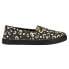 Фото #2 товара TOMS Alpargata Cupsole Leopard Slip On Womens Beige, Black Sneakers Casual Shoe