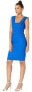 Nicole Miller 294289 Mercury Cotton Metal Dress (Bondi Blue) Women's Dress
