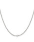 Stainless Steel Polished 2.4mm Ball Chain Necklace