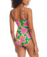 Фото #2 товара Women's Shirred-Front One-Piece Swimsuit