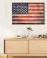 Фото #4 товара 'American Dream 2' Arte De Legno Digital Print on Solid Wood Wall Art - 24" x 36"