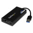 Фото #2 товара Адаптер Startech USB32DP4K 4K Ultra HD USB Чёрный