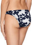 Фото #2 товара Trina Turk 170535 Womens Hipster Bikini Swimsuit Bottom Navy/White Size 6