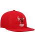 Men's Red Chicago Bulls Hardwood Classics Team Ground 2.0 Snapback Hat