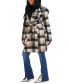 Фото #3 товара Women's Belted Hooded Wrap Coat, Created for Macy's