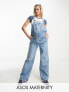 Фото #1 товара ASOS DESIGN Maternity denim dungaree in mid blue