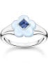 Фото #1 товара Thomas Sabo Ladies Ring TR2433-496-1-52 Flower size 52