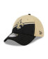 ფოტო #4 პროდუქტის Men's Vegas Gold, Black New Orleans Saints 2023 Sideline 39THIRTY Flex Hat