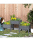 3 Tier Raised Garden Bed Freestanding Planter Box for Vegetables Herbs