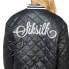 SIKSILK Pu Quilted Varsity jacket
