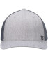 Фото #3 товара Men's Gray Mini Icon Trucker Flex Fit Hat