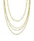 Sterling Forever women's Multi Chain Layered Necklace