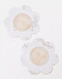 Magic Bodyfashion Luxury Lace effect nipple covers 5 pair pack in caramel