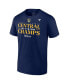 ფოტო #2 პროდუქტის Big Boys Navy Milwaukee Brewers 2023 NL Central Division Champions Locker Room T-shirt