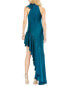 Mac Duggal Halter Neck Ruffled Asymmetrical Gown Women's 2 - фото #2