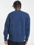 ASOS DESIGN oversized sweatshirt 2 pack in blue and beige