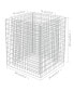 Gabion Raised Bed Galvanized Steel 35.4"x35.4"x39.4"