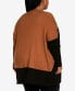 ფოტო #4 პროდუქტის Plus Size Splice It Cardigan Sweater